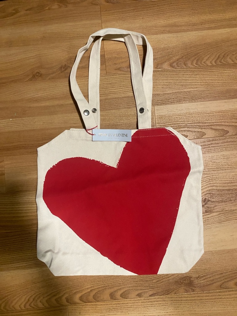 NWT Francis Canvas Heart Tote